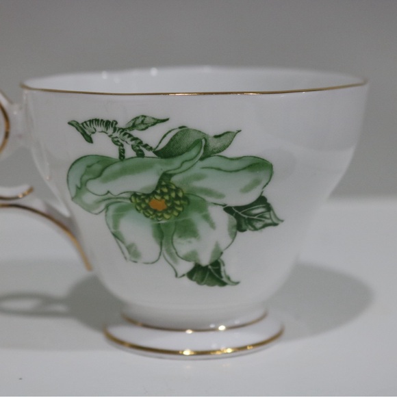 Queen Anne “Magnolia” Teacup & Saucer Bone China England Collectible - Picture 13 of 16
